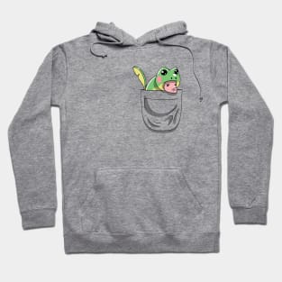 Hog in a Frog in a Pocket Hoodie